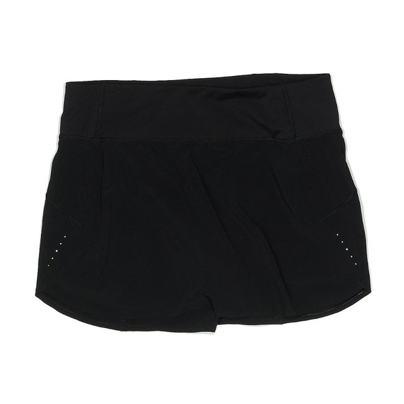 ATHLETA Run With It Skort Black skirt sz Medium  Running Workout Summer  EUC - Picture 1 of 7